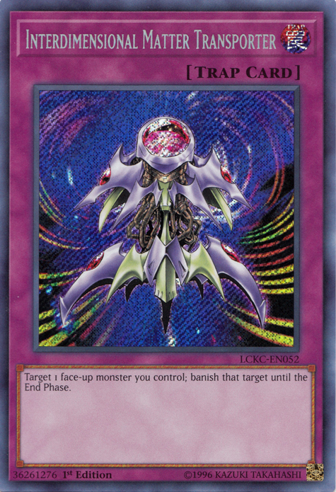 Interdimensional Matter Transporter [LCKC-EN052] Secret Rare | Exor Games Dartmouth