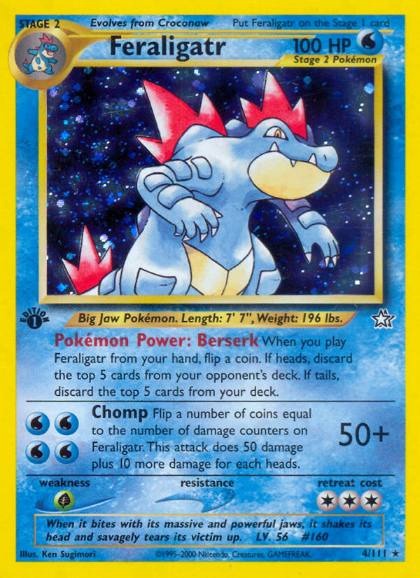 Feraligatr (4/111) [Neo Genesis 1st Edition] | Exor Games Dartmouth