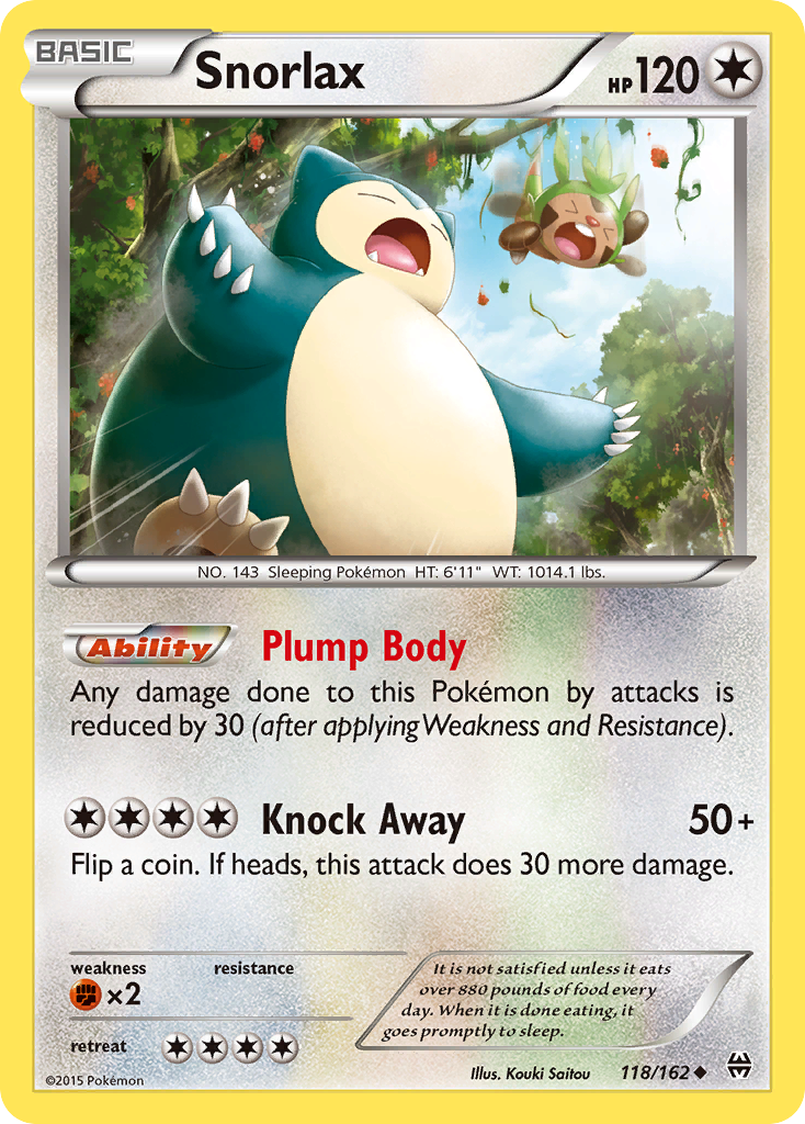 Snorlax (118/162) [XY: BREAKthrough] | Exor Games Dartmouth