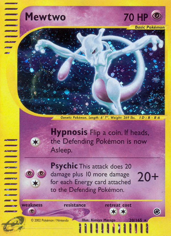 Mewtwo (20/165) [Expedition: Base Set] | Exor Games Dartmouth