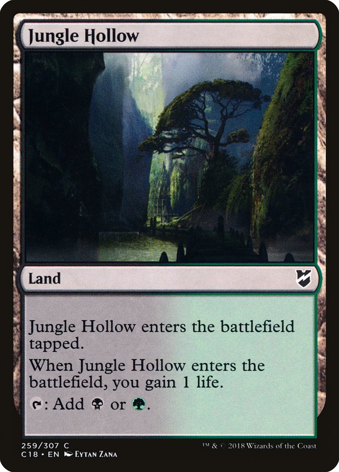 Jungle Hollow [Commander 2018] | Exor Games Dartmouth