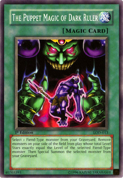 The Puppet Magic of Dark Ruler [LOD-013] Common | Exor Games Dartmouth