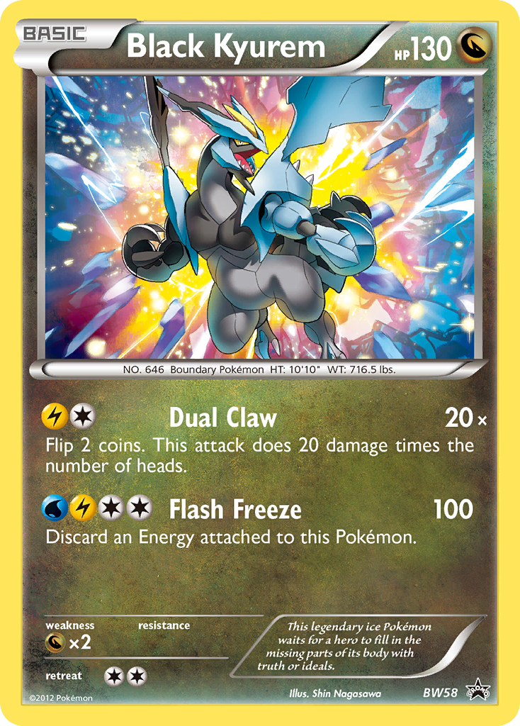 Black Kyurem (BW58) [Black & White: Black Star Promos] | Exor Games Dartmouth