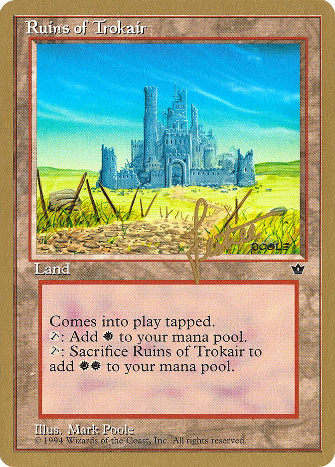 Ruins of Trokair (Bertrand Lestree) [Pro Tour Collector Set] | Exor Games Dartmouth