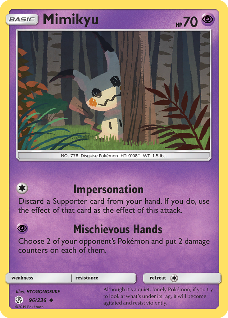 Mimikyu (96/236) [Sun & Moon: Cosmic Eclipse] | Exor Games Dartmouth