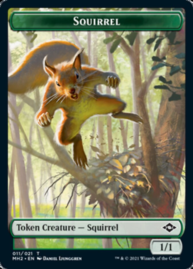 Squirrel Token [Modern Horizons 2 Tokens] | Exor Games Dartmouth