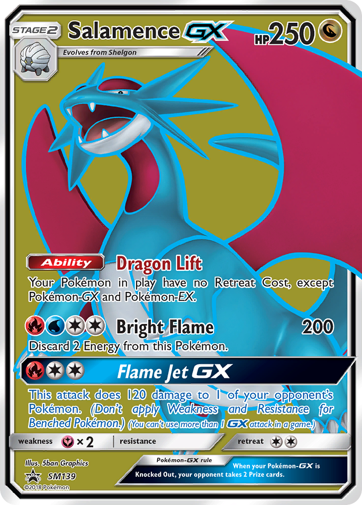 Salamence GX (SM139) [Sun & Moon: Black Star Promos] | Exor Games Dartmouth