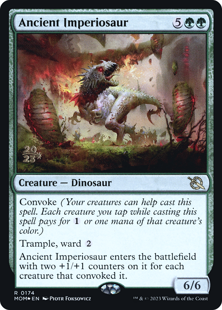 Ancient Imperiosaur [March of the Machine Prerelease Promos] | Exor Games Dartmouth