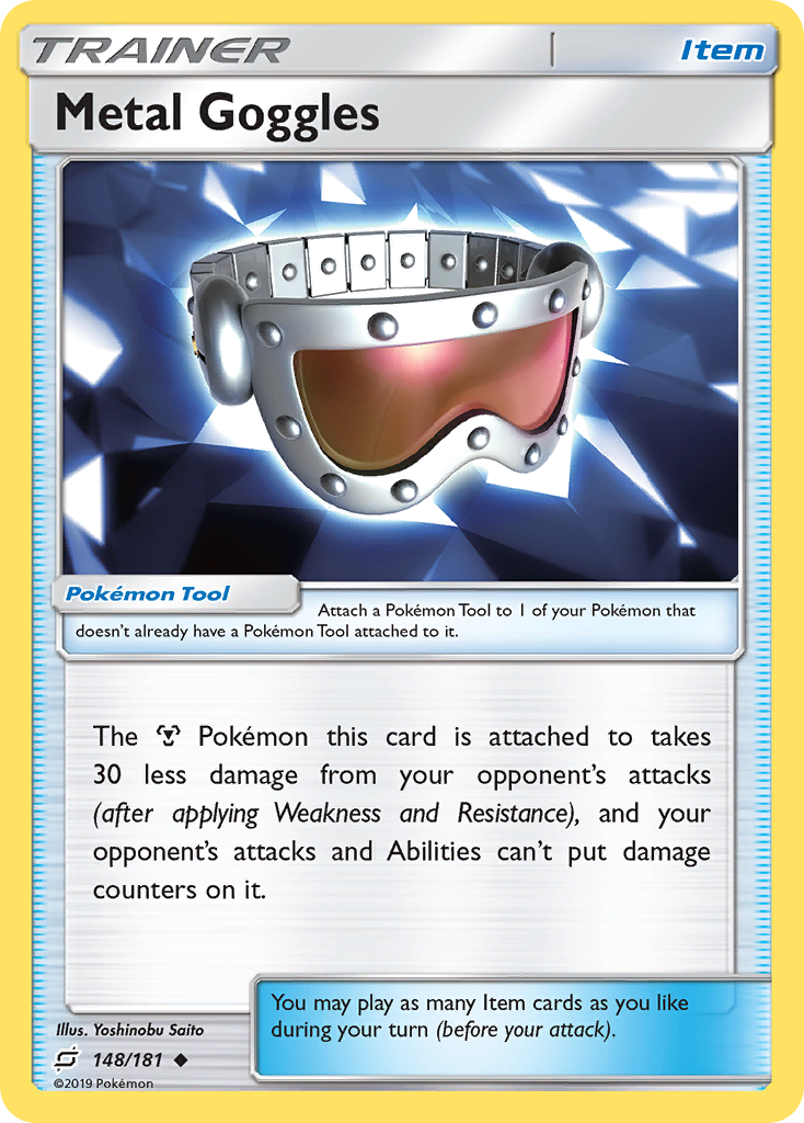 Metal Goggles (148/181) [Sun & Moon: Team Up] | Exor Games Dartmouth