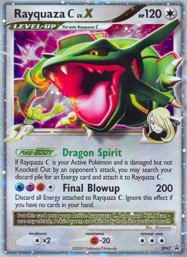 Rayquaza C LV.X (DP47) [Diamond & Pearl: Black Star Promos] | Exor Games Dartmouth