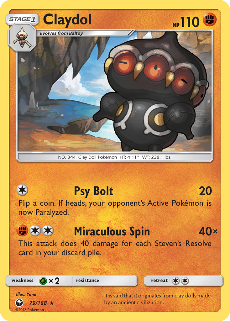 Claydol (79/168) [Sun & Moon: Celestial Storm] | Exor Games Dartmouth