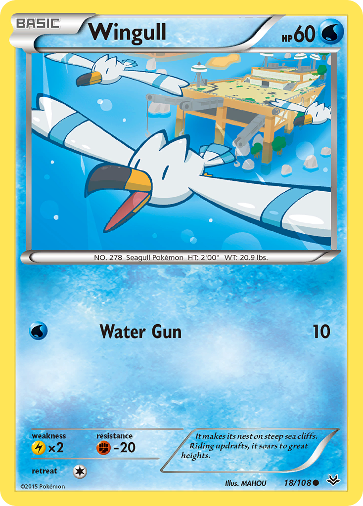 Wingull (18/108) [XY: Roaring Skies] | Exor Games Dartmouth