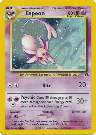 Espeon (1/75) [Neo Discovery Unlimited] | Exor Games Dartmouth