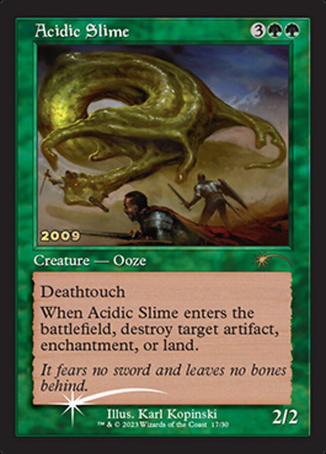 Acidic Slime [30th Anniversary Promos] | Exor Games Dartmouth