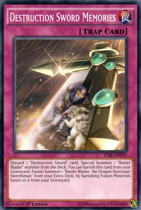 Destruction Sword Memories [TDIL-EN075] Common | Exor Games Dartmouth