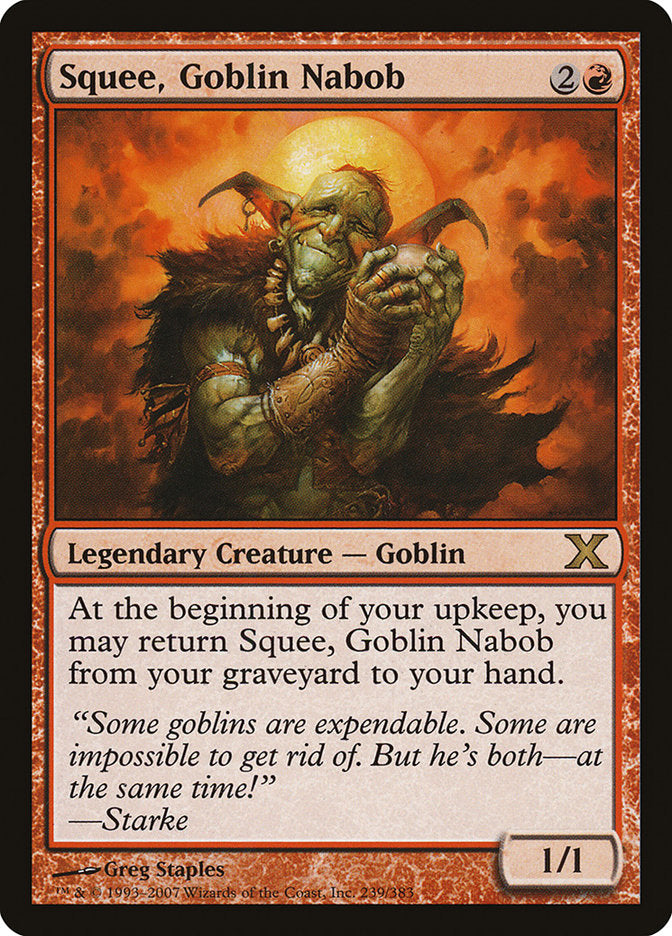Squee, Goblin Nabob [Tenth Edition] | Exor Games Dartmouth