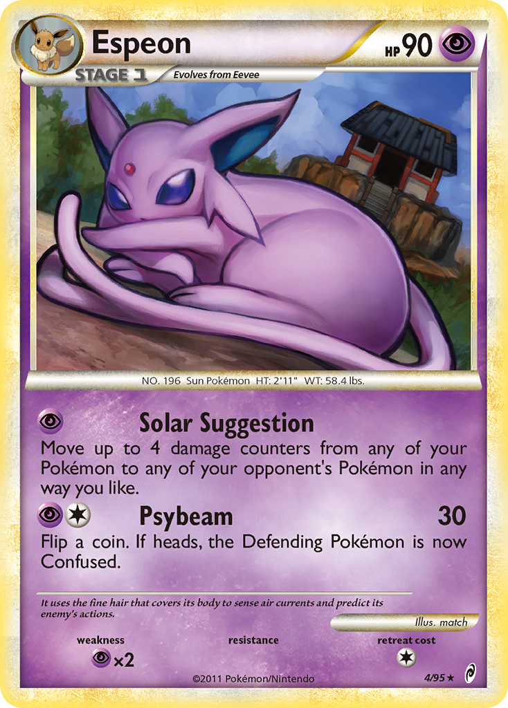 Espeon (4/95) [HeartGold & SoulSilver: Call of Legends] | Exor Games Dartmouth