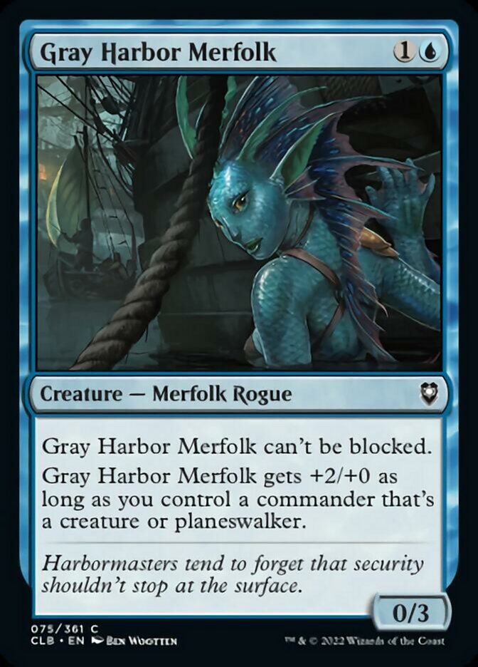 Gray Harbor Merfolk [Commander Legends: Battle for Baldur's Gate] | Exor Games Dartmouth