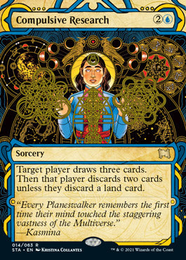 Compulsive Research (Etched Foil) [Strixhaven Mystical Archive] | Exor Games Dartmouth