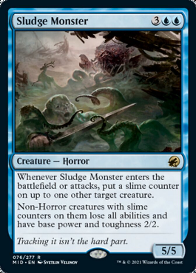 Sludge Monster [Innistrad: Midnight Hunt] | Exor Games Dartmouth