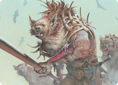 Gnoll Art Card [Dungeons & Dragons: Adventures in the Forgotten Realms Art Series] | Exor Games Dartmouth