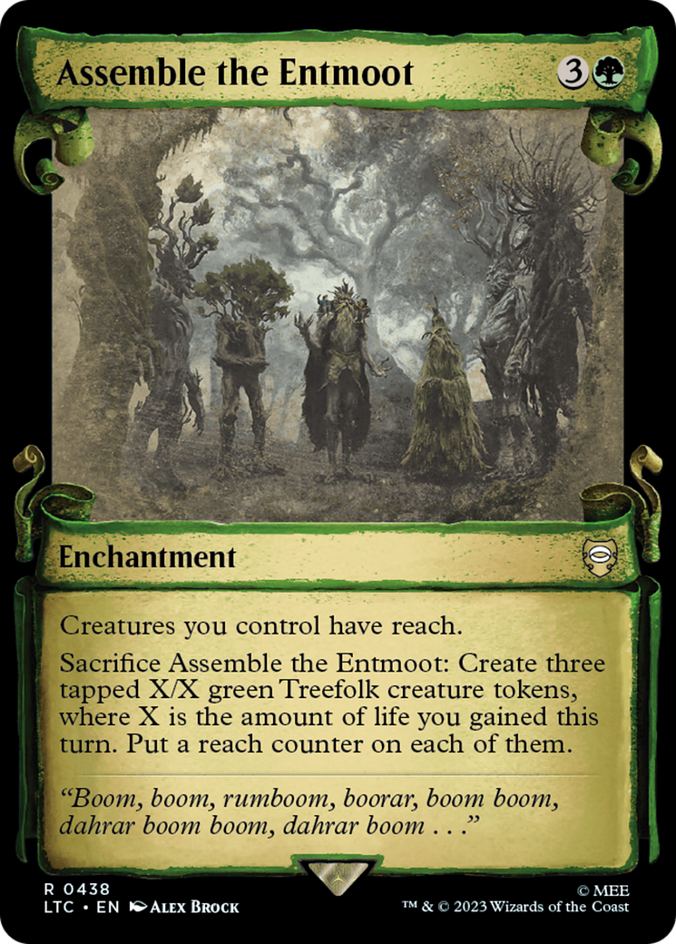 Assemble the Entmoot [The Lord of the Rings: Tales of Middle-Earth Commander Showcase Scrolls] | Exor Games Dartmouth