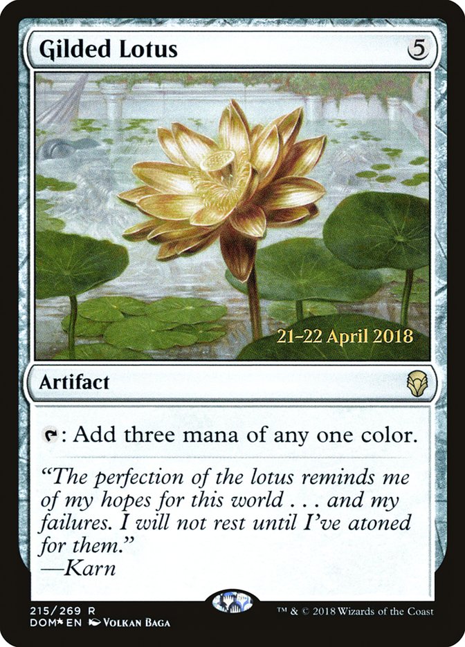 Gilded Lotus  [Dominaria Prerelease Promos] | Exor Games Dartmouth