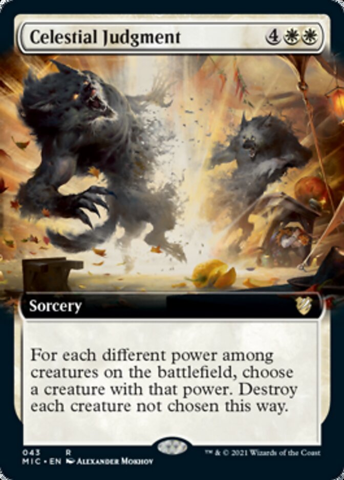 Celestial Judgment (Extended) [Innistrad: Midnight Hunt Commander] | Exor Games Dartmouth