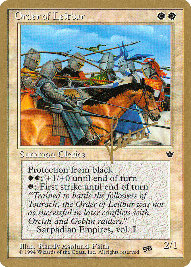 Order of Leitbur (Group) (Bertrand Lestree) (SB) [Pro Tour Collector Set] | Exor Games Dartmouth