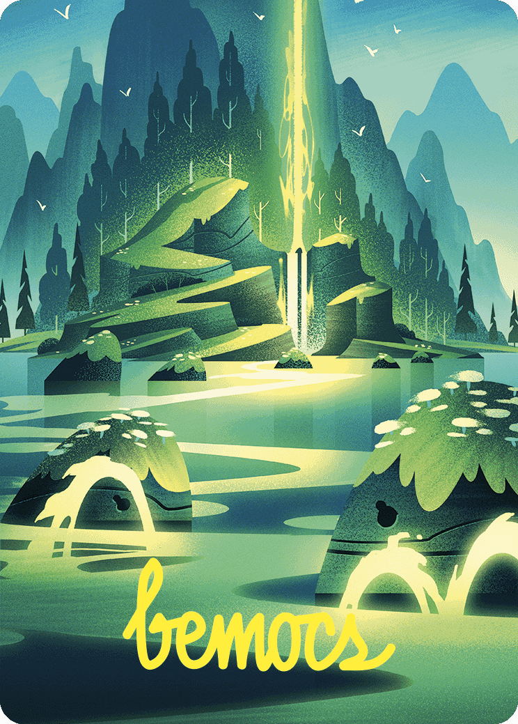 Leyline of Abundance Art Card (Gold-Stamped Signature) [Wilds of Eldraine Art Series] | Exor Games Dartmouth