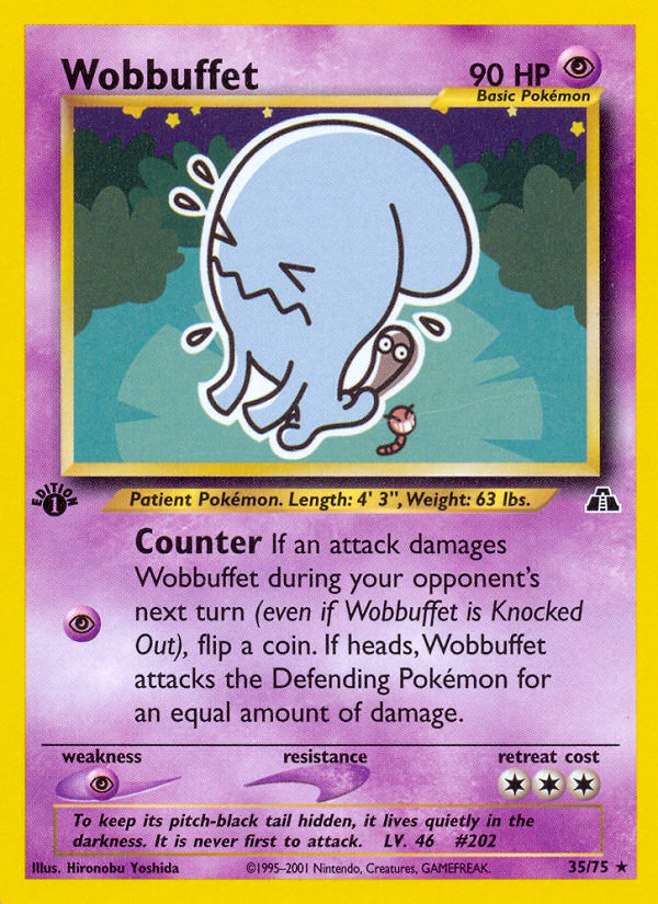 Wobbuffet (35/75) [Neo Discovery 1st Edition] | Exor Games Dartmouth