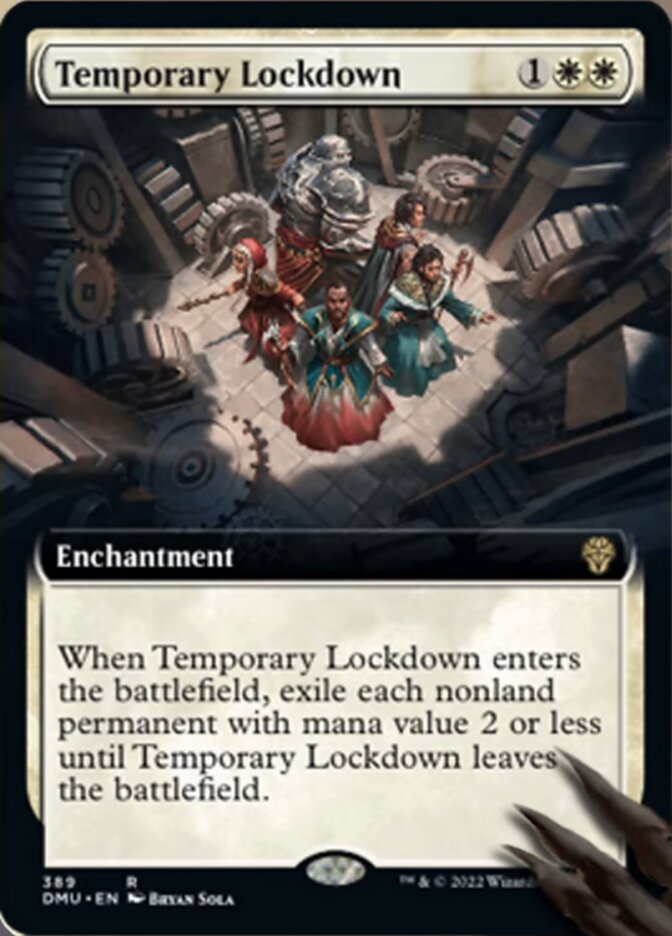 Temporary Lockdown (Extended Art) [Dominaria United] | Exor Games Dartmouth