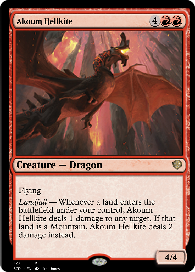 Akoum Hellkite [Starter Commander Decks] | Exor Games Dartmouth