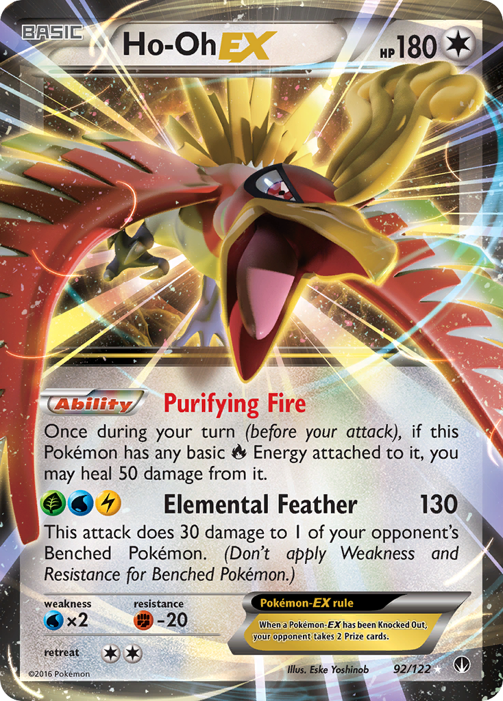 Ho-Oh EX (92/122) [XY: BREAKpoint] | Exor Games Dartmouth