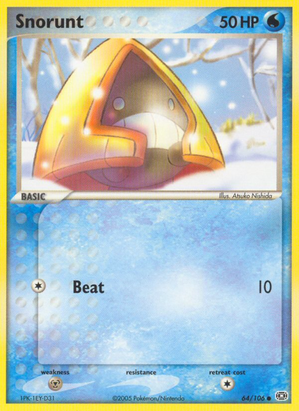 Snorunt (64/106) [EX: Emerald] | Exor Games Dartmouth