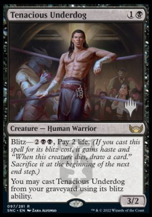 Tenacious Underdog (Promo Pack) [Streets of New Capenna Promos] | Exor Games Dartmouth