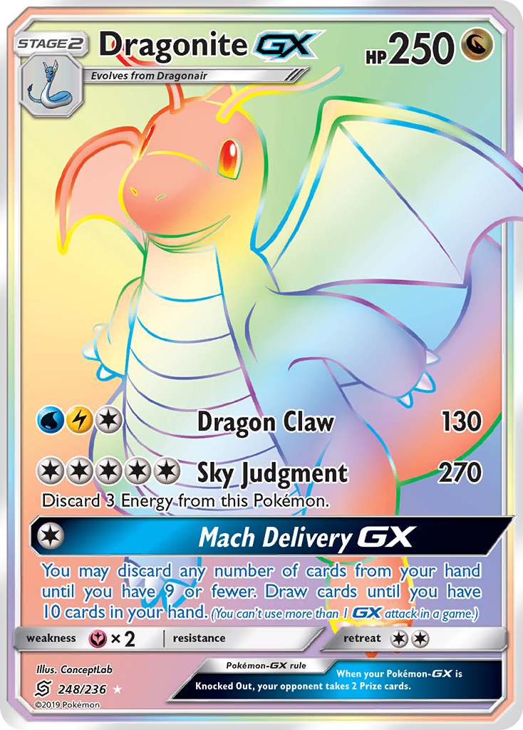 Dragonite GX (248/236) [Sun & Moon: Unified Minds] | Exor Games Dartmouth