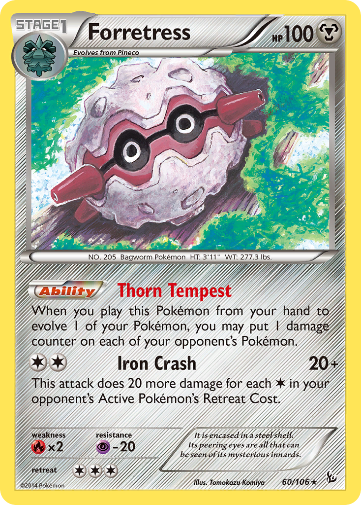 Forretress (60/106) [XY: Flashfire] | Exor Games Dartmouth