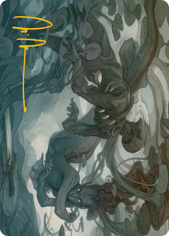 Emry, Lurker of the Loch Art Card (Gold-Stamped Signature) [March of the Machine Art Series] | Exor Games Dartmouth