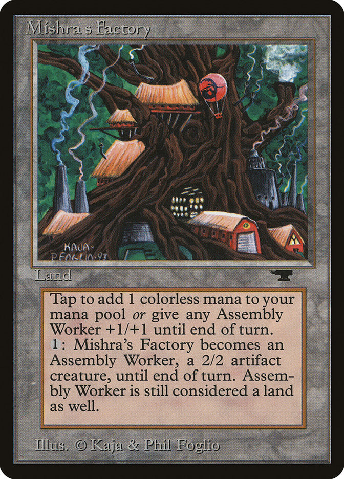 Mishra's Factory (Dark Green Background) [Antiquities] | Exor Games Dartmouth