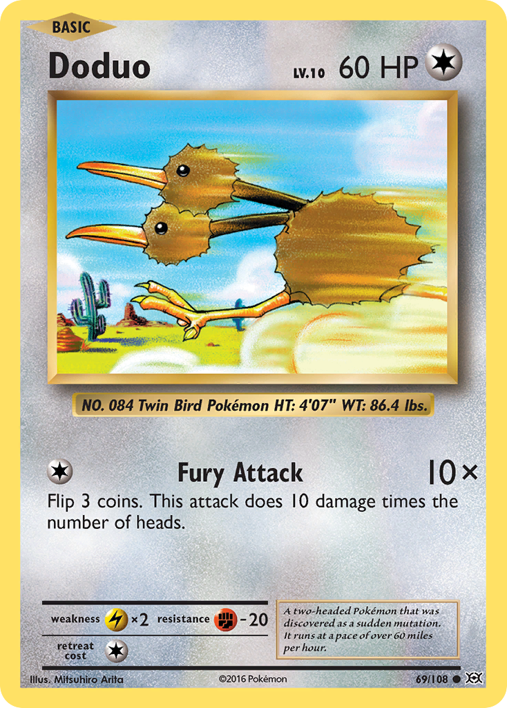 Doduo (69/108) [XY: Evolutions] | Exor Games Dartmouth