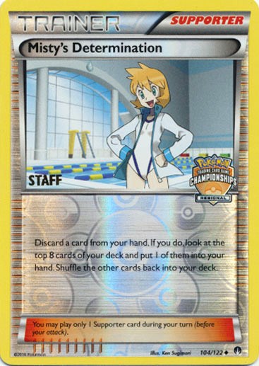 Misty's Determination (104/122) (Regional Championship Promo Staff) [XY: BREAKpoint] | Exor Games Dartmouth