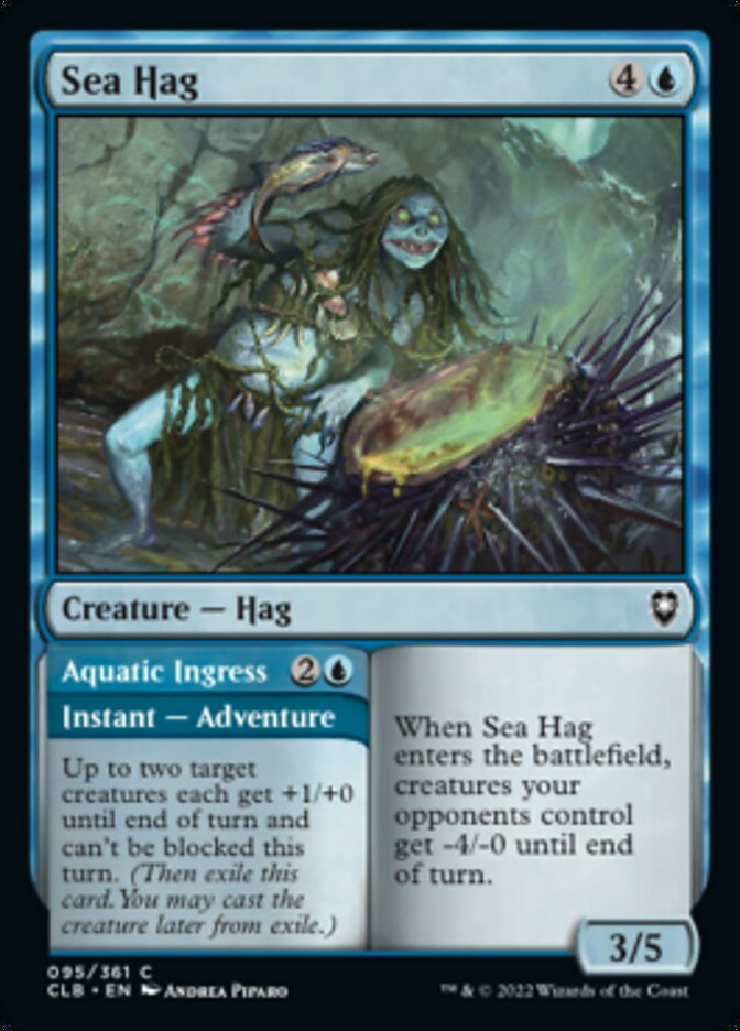 Sea Hag // Aquatic Ingress [Commander Legends: Battle for Baldur's Gate] | Exor Games Dartmouth