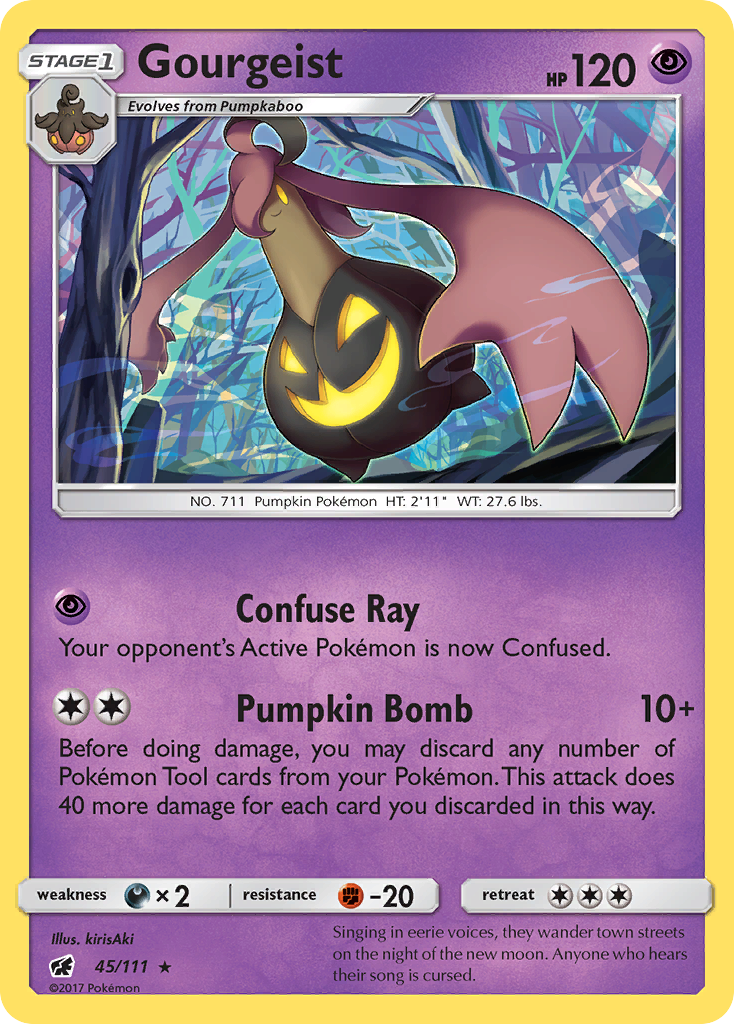 Gourgeist (45/111) [Sun & Moon: Crimson Invasion] | Exor Games Dartmouth
