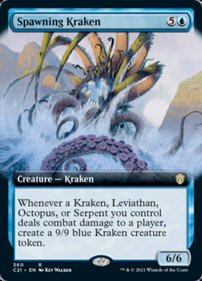 Spawning Kraken (Extended) [Commander 2021] | Exor Games Dartmouth