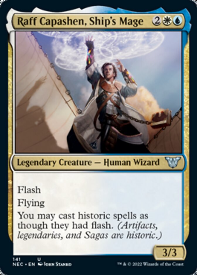 Raff Capashen, Ship's Mage [Kamigawa: Neon Dynasty Commander] | Exor Games Dartmouth