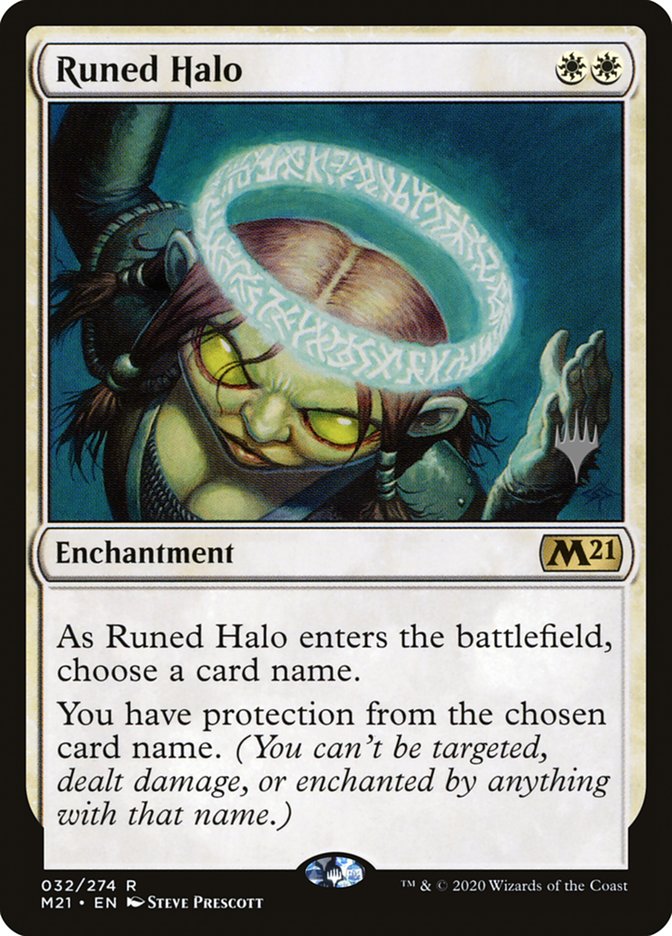 Runed Halo (Promo Pack) [Core Set 2021 Promos] | Exor Games Dartmouth