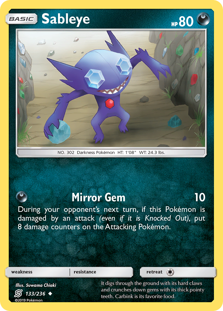Sableye (133/236) [Sun & Moon: Unified Minds] | Exor Games Dartmouth