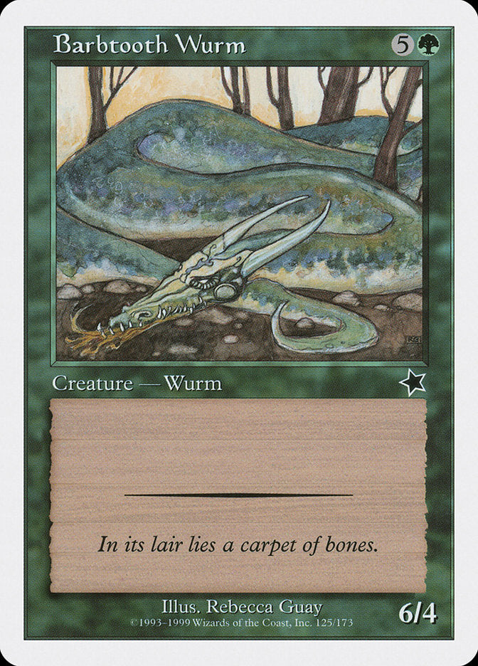 Barbtooth Wurm [Starter 1999] | Exor Games Dartmouth