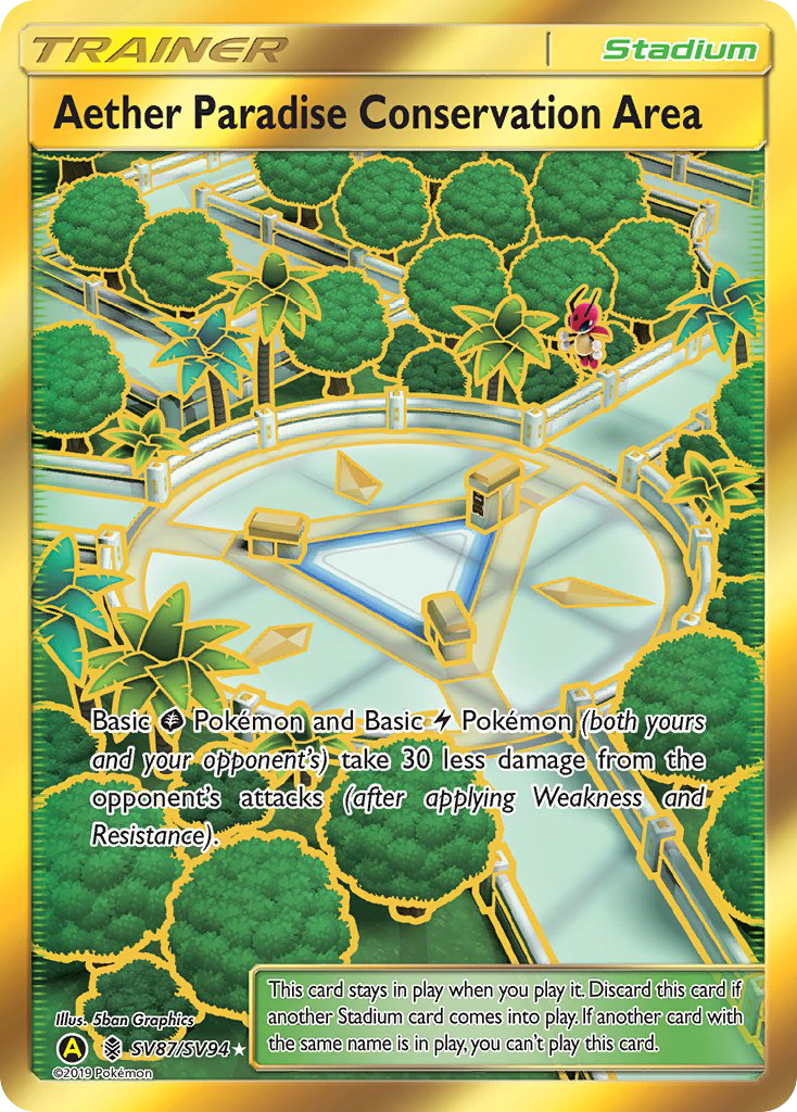 Aether Paradise Conservation Area (SV87/SV94) [Sun & Moon: Hidden Fates - Shiny Vault] | Exor Games Dartmouth